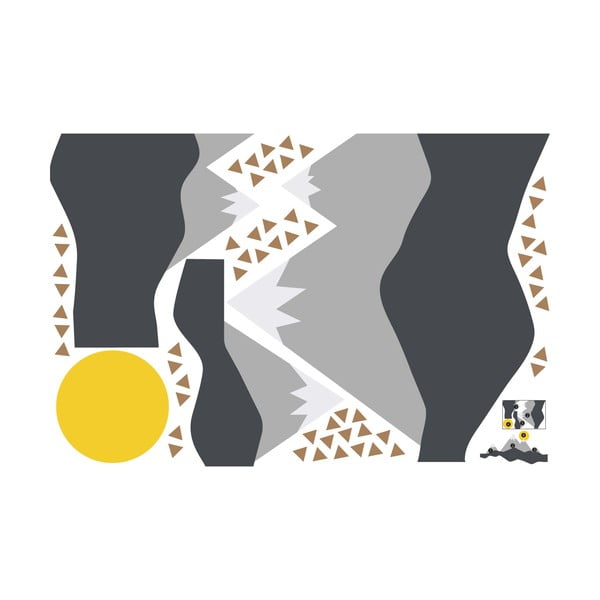 Seinakleebis Giant Kid kleebis Skandinaavia mäed Nordika - Ambiance-image-2