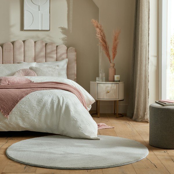 Helehall ümmargune vaip 133x133 cm - Flair Rugs-image-1