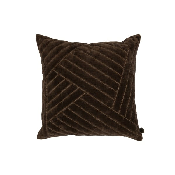 Pruun dekoratiivpadi Velvet Coffee, 50 x 50 cm Stroke - BePureHome