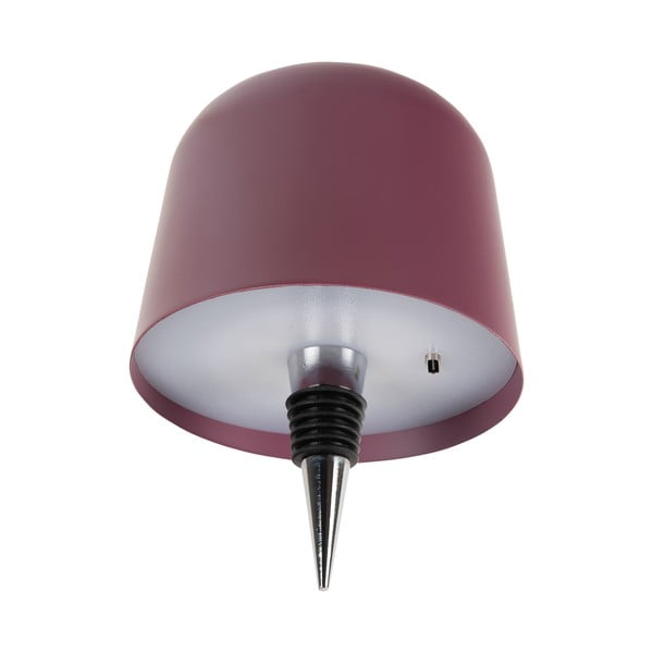 Roosakaslilla LED lauavalgusti pudelile metallist varjuga (kõrgus 13 cm) Cone Hat LED - Leitmotiv-image-2