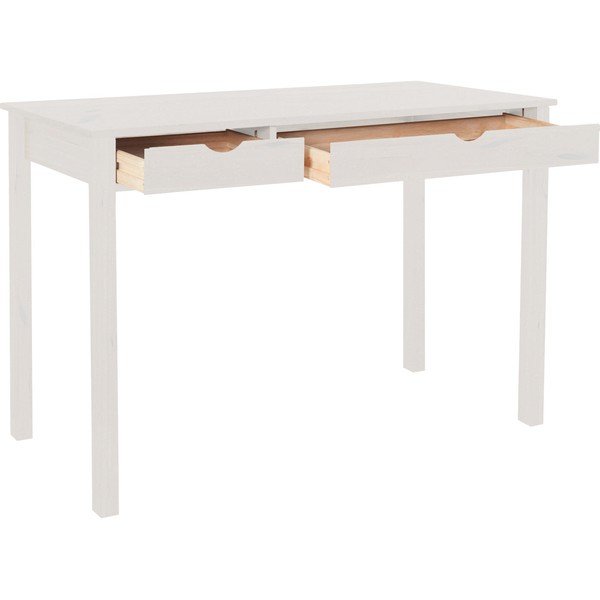 Valgest männipuidust töölaud , pikkus 100 cm Gava - Støraa-image-1