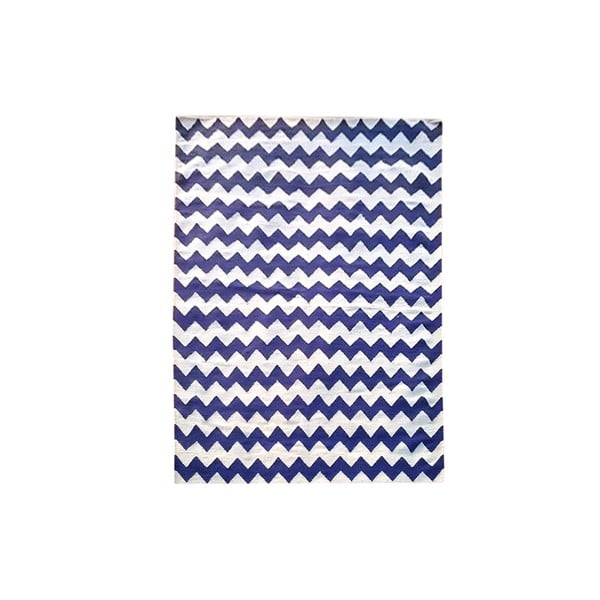 Vlněný koberec Bakero Kilim Design Two Blue, 160x230 cm