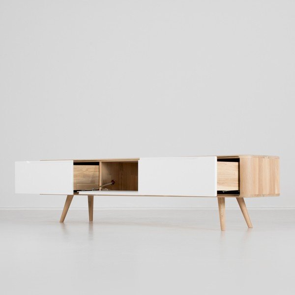 Tammepuidust telerilaud, 180 x 42 x 45 cm Ena - Gazzda-image-1