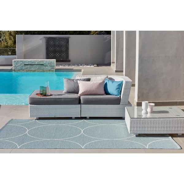 Helesinine sise/välisvaip 70x100 cm Boo Haze – Pappelina-image-1