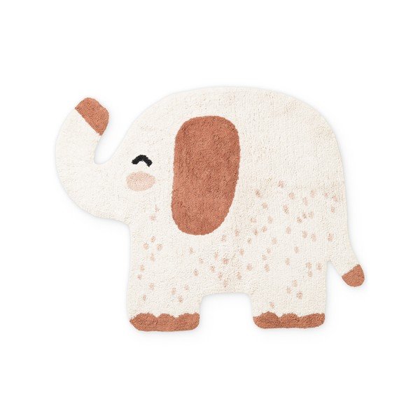 Pruun/kreemikas pestav/käsitsi kootud puuvillane lastevaip 95x120 cm Snuggle Emmi - Hanse Home