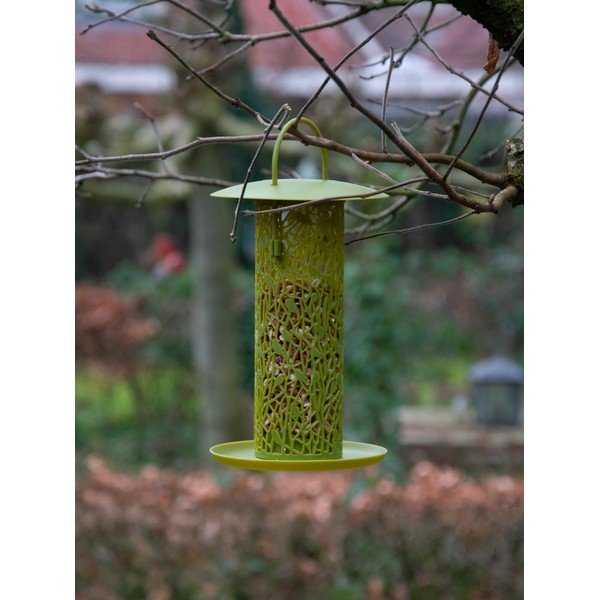 Kollakas-roheline rippuv pähklisöötja Chiff Chaff - Esschert Design-image-3