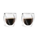 Topeltseinaga cappuccino kruusid 2tk komplektis 250 ml Cristallo – Vialli Design