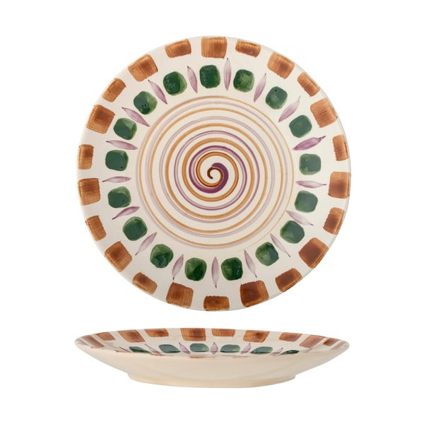 Roheline-pruun keraamiline taldrik ø 27 cm Shama - Bloomingville-image-3