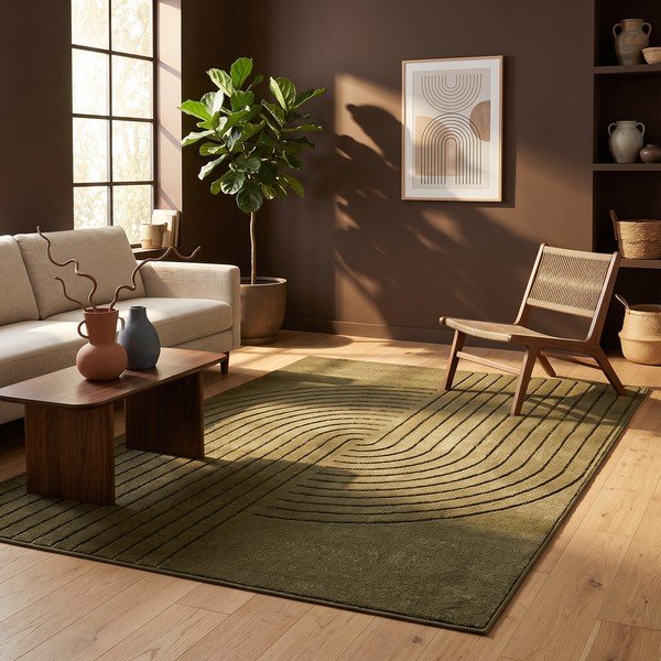Roheline vaip 200x290 cm Solace - ESTE-image-1