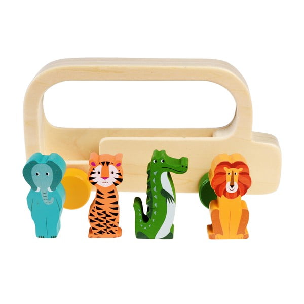 Puidust buss Colourful Creatures - Rex London-image-2