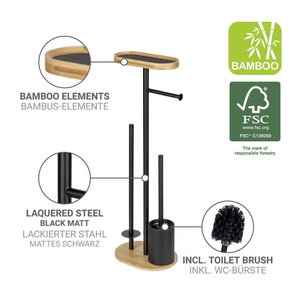 Tualettpaberihoidja harjaga Pomarolo - Wenko-image-4