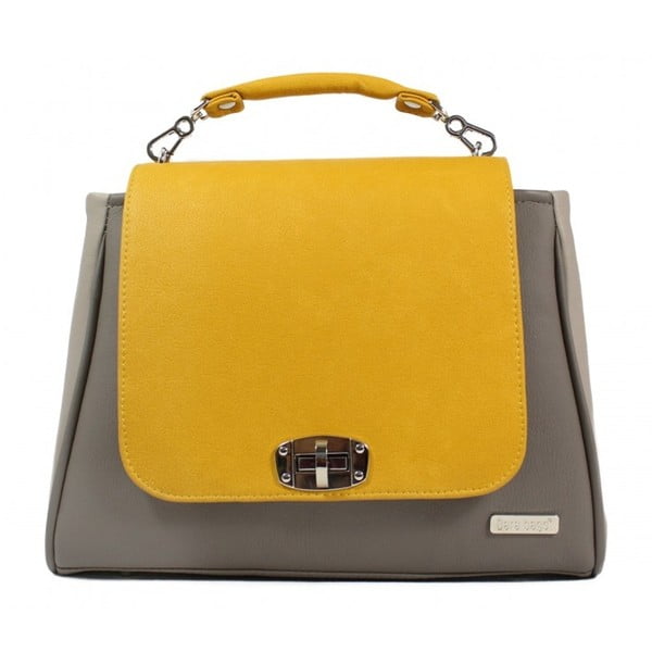 Šedo-žlutá kabelka Dara bags Elizabeth No.12