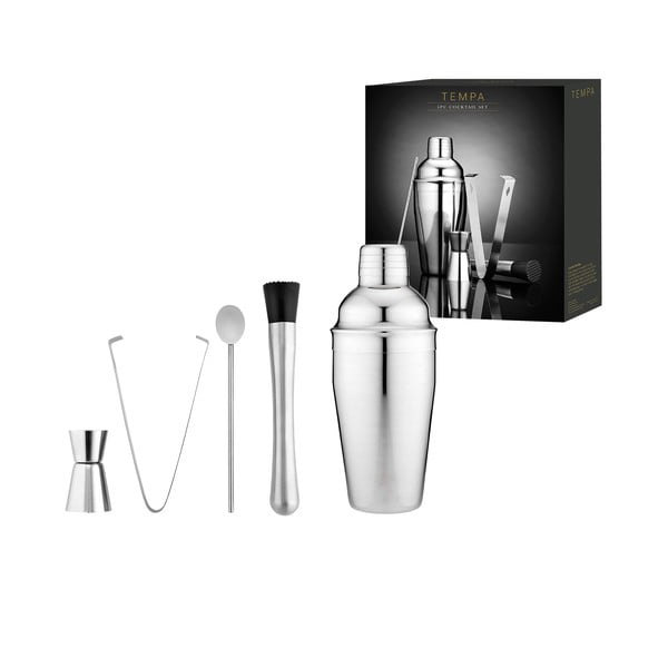 Roostevabast terasest kokteilikomplekt Aurora - Ladelle-image-2