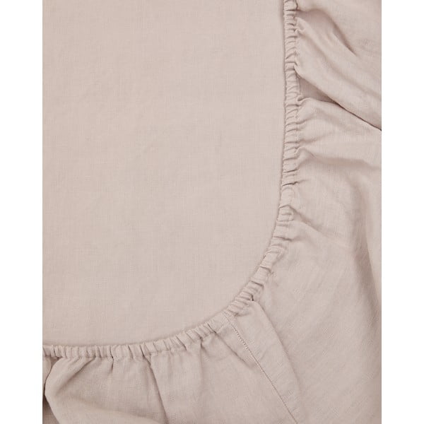 Hallikaspruun puuvillane lina 180x200 cm Simmel - Kave Home-image-1