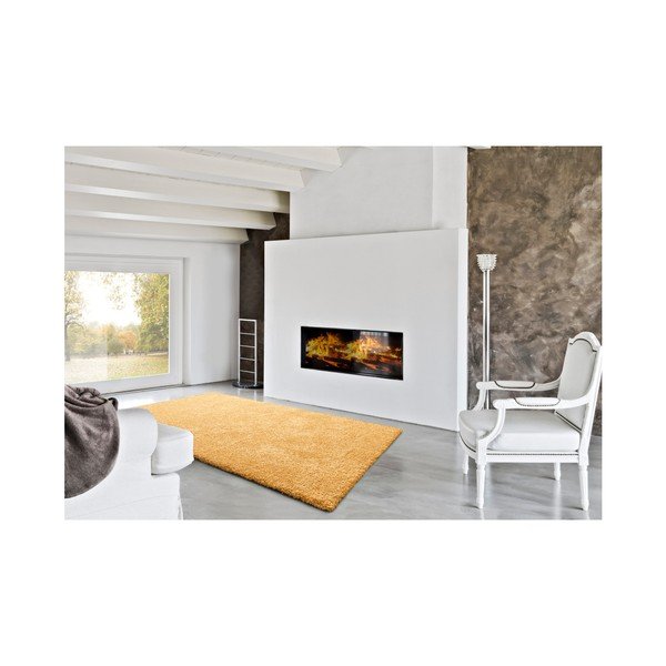 Žlutý koberec Universal Catay, 57 x 110 cm