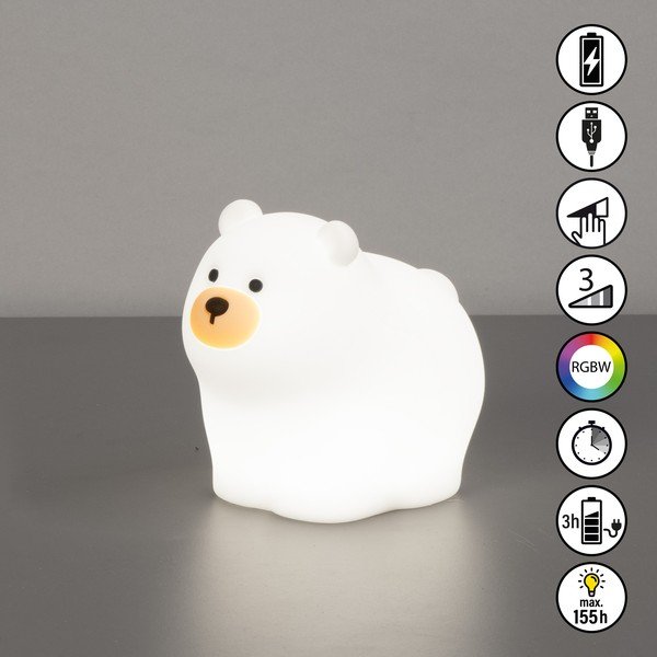 Kreem laste öölamp Knut - Fischer & Honsel-image-3