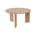 Ümmargune kohvilaud tammepuust naturaalses värvitoonis, läbimõõduga 65 cm Oy - OYOY Living Design