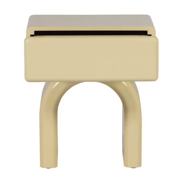 Helekollane läikiv öökapp Zorel - WOOOD-image-3