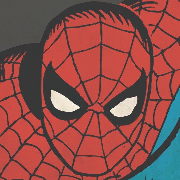 Obraz Pyramid International Marvel Comics Spider-Man Close-Up, 40 x 40 cm