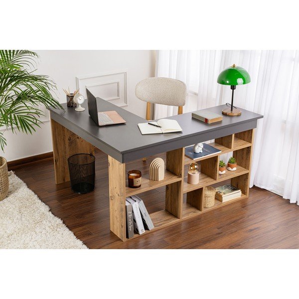 Nurga-kirjutuslaud 120x130 cm Vesper - Kalune Design-image-1