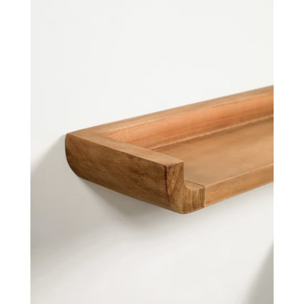 2 teakpuust seinariiuli komplekt, mis on valmistatud teakpuust. Shamel - Kave Home-image-3