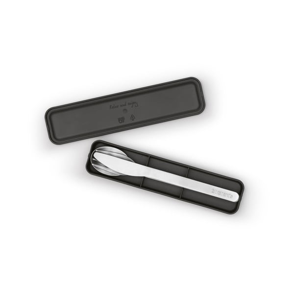 Hõbedased terasest reisi söögiriistad, 3tk komplektis Make & Take - Brabantia-image-3