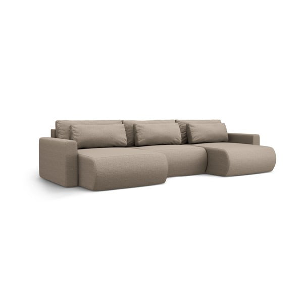 Helepruun panipaigaga nurgadiivanvoodi ("U"-kujuline) Belfast - Cosmopolitan Design-image-4