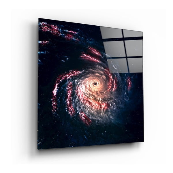 Klaasimaal Must auk, 100 x 100 cm Space - Insigne