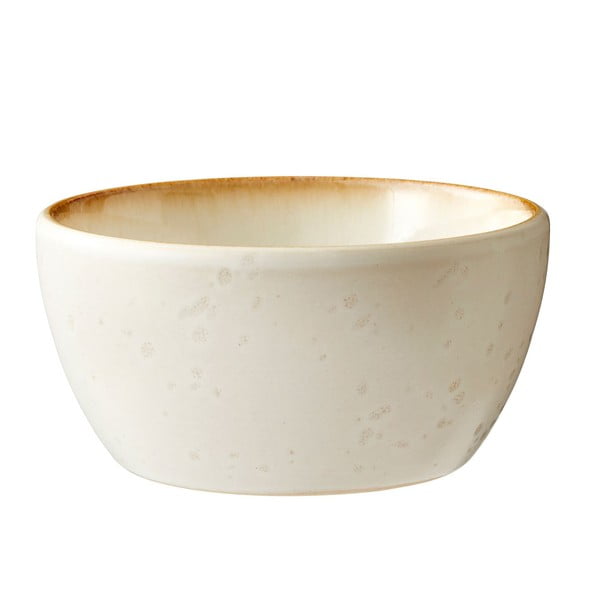 Valged serveerimiskausid 4 tk komplektis, kivitoorainest ø 10 cm Stentøj - Bitz-image-1