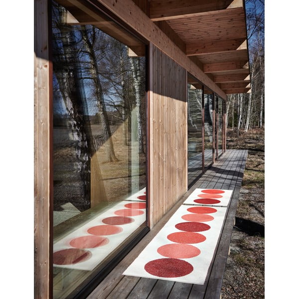 Punane-kreem sise/välisvaip 70x140 cm Otto Berry – Pappelina-image-3