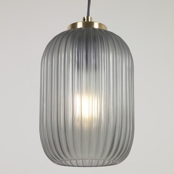 Kuldset värvi klaasist lambivari ø 12 cm laevalgusti Hestia - Kave Home-image-1