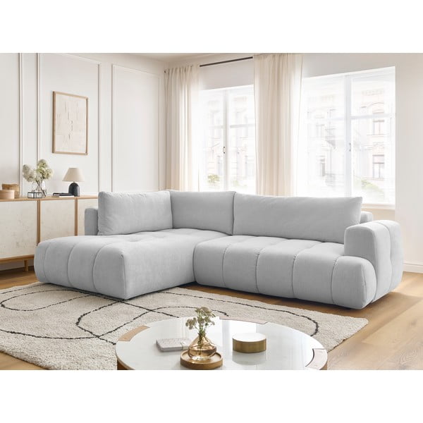 Helehall diivanvoodi/panipaigaga nurgadiivan (vasak nurk/L-kujuline) Fuji - Bobochic Paris-image-1