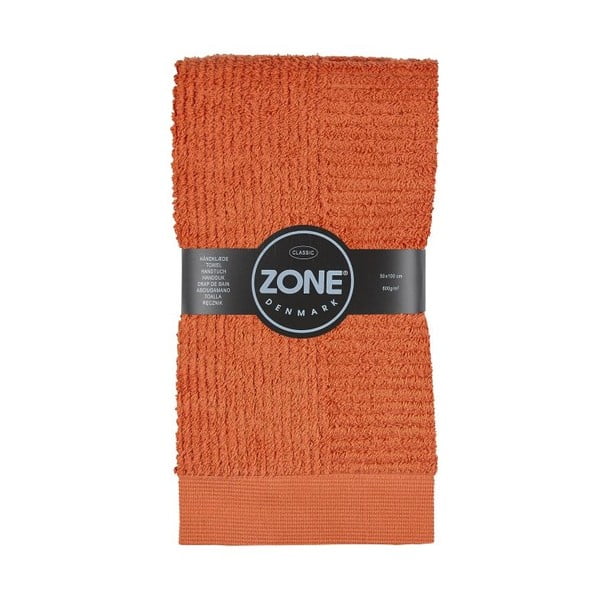 Oranžový ručník Zone 100x50 cm