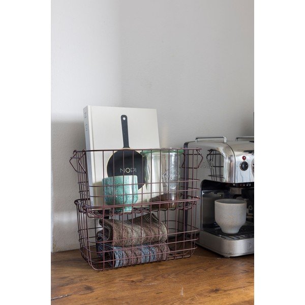Metallist traatkorv 31x16,5x16 cm Store-It - Mette Ditmer Denmark-image-1