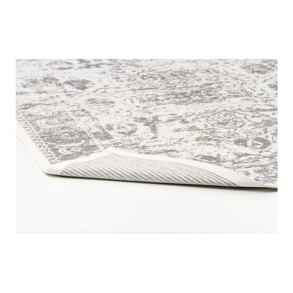 Valge kahepoolne mustriline vaip , 70 x 140 cm Palmse - Narma-image-1