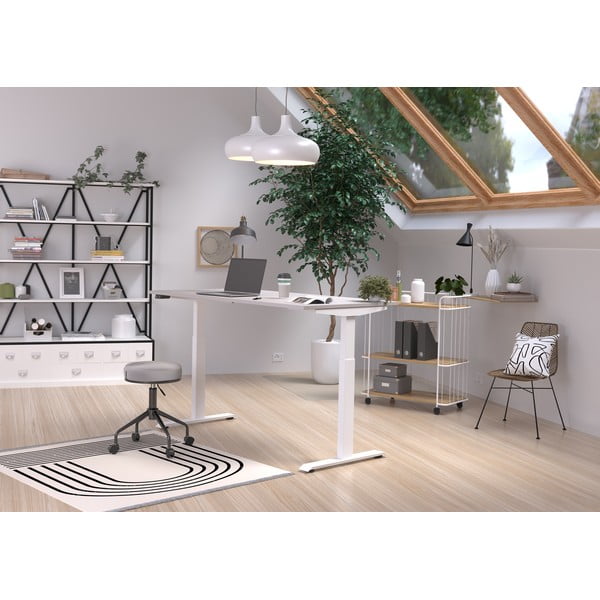 Elektriliselt reguleeritava kõrgusega töölaud 80x160 cm Jet - Germania-image-1