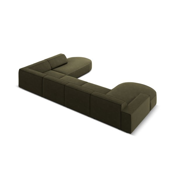 Roheline sametne nurgadiivan (paremas nurgas) Jodie - Micadoni Home-image-4