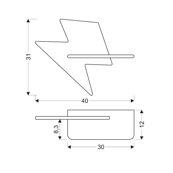 Kollane laste valgusti Lightning - Candellux Lighting-image-3