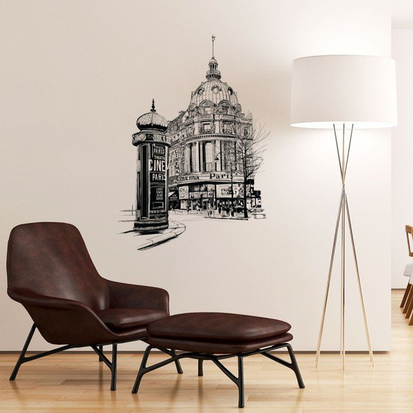 Nástěnná samolepka Ambiance Wall Decal Paris the Racecourse, 85 x 60 cm-image-1