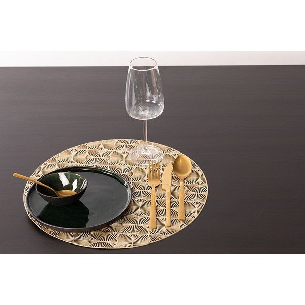 Kuldne taldrikutaldrik , ⌀ 38 cm - Tiseco Home Studio-image-2