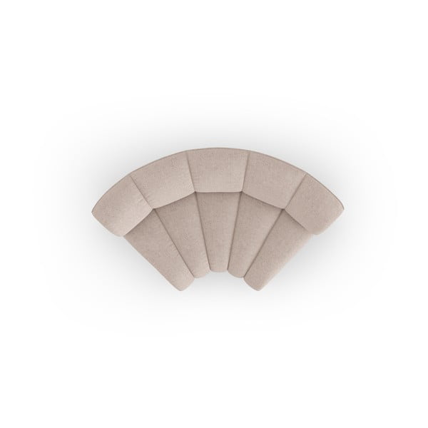 Beež šenillist diivanimoodul (muutuv nurk) Lupine - Micadoni-image-2