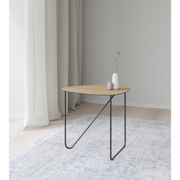 Metallist diivanilaud 37x44 cm Curve M Wood - LIND DNA-image-2
