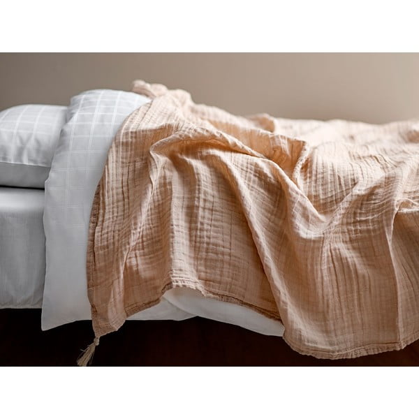 Beež puuvillane voodipesu kaheinimesevoodile , 200 x 260 cm Poetry - Södahl-image-2