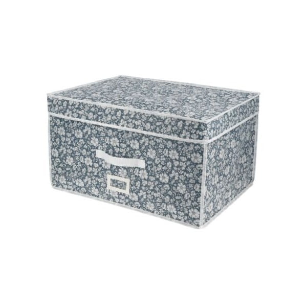 Modrý vakuový úložný box na oblečení Compactor Signature Vicky 3D Vacuum Bag, 150 l