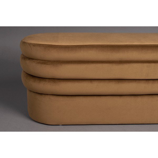 Pruun sametist pink Aditi - Dutchbone-image-4