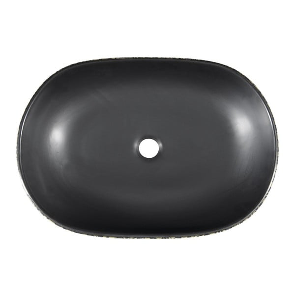 Must-sinine keraamiline valamu 60x40 cm Priori - Sapho-image-2