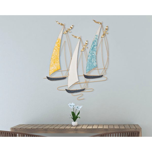 Metallist seinakaunistus 79x98 cm Vela - Mauro Ferretti-image-1