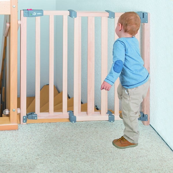 Puiduvärvi pöögi täispuidust turvavärav – Roba-image-2