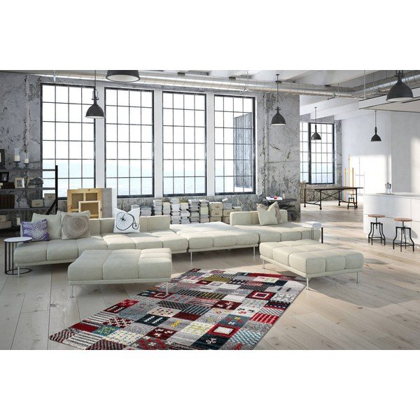 Koberec Kayoom Patchwork Silver, 160 x 230 cm-image-3