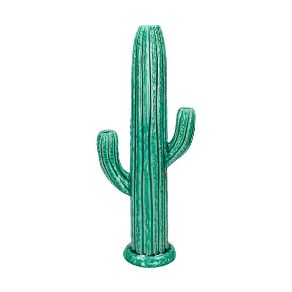 Váza z kameniny HF Living Cactus, vyška 40 cm